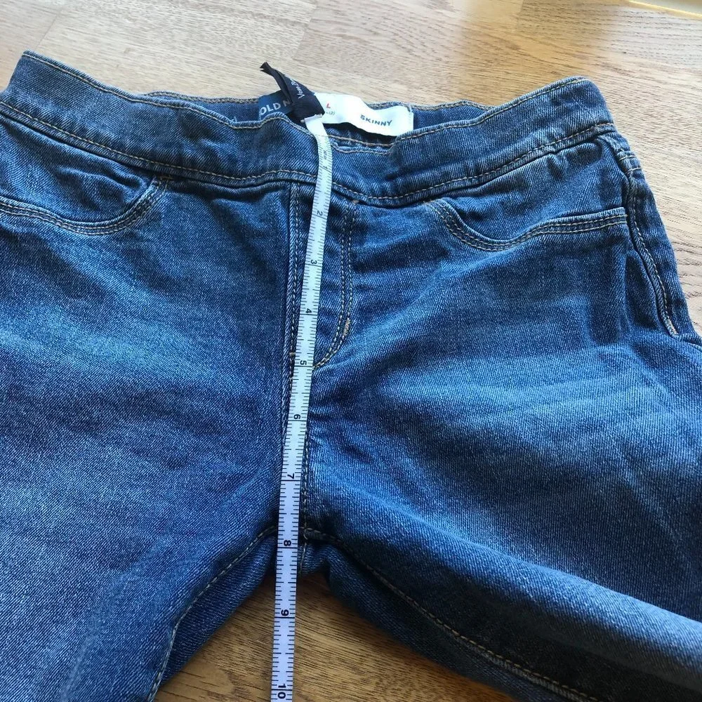 Old Navy Kids Pull On Skinny Jeans Size Large (10-12)